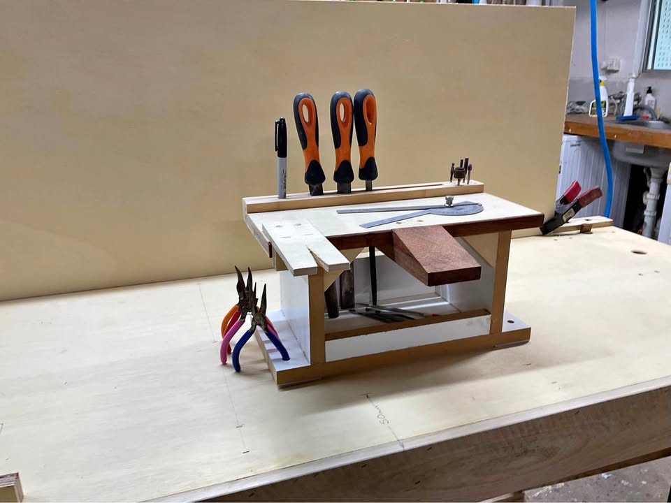 Mini jewellers bench, photo 1 of 8, handmade timber, Brisbane